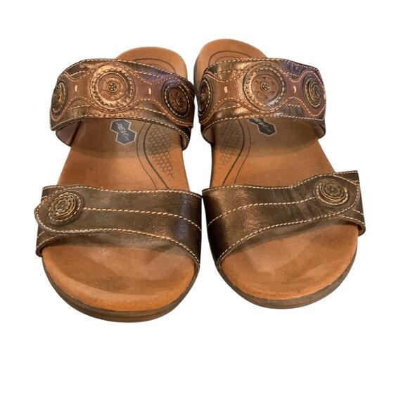 Lot of 2 Cobb Hill By New Balance RevLite Brown & Tan Sandles Sz 7W - Picture 5 of 16